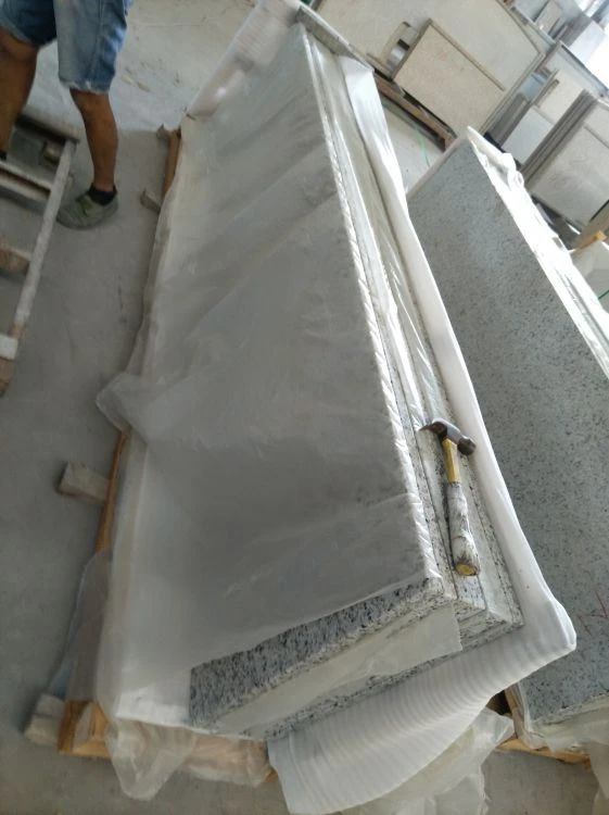 white granite kitchen countertops