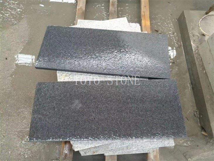 dark gray granite tiles