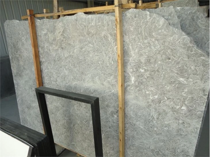 china king flower grey marble