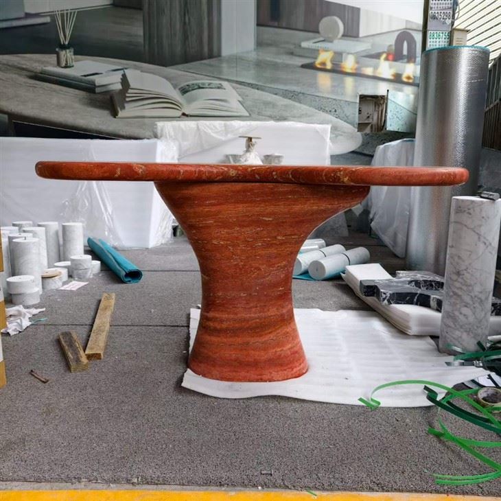 Red Travertine Console Table best